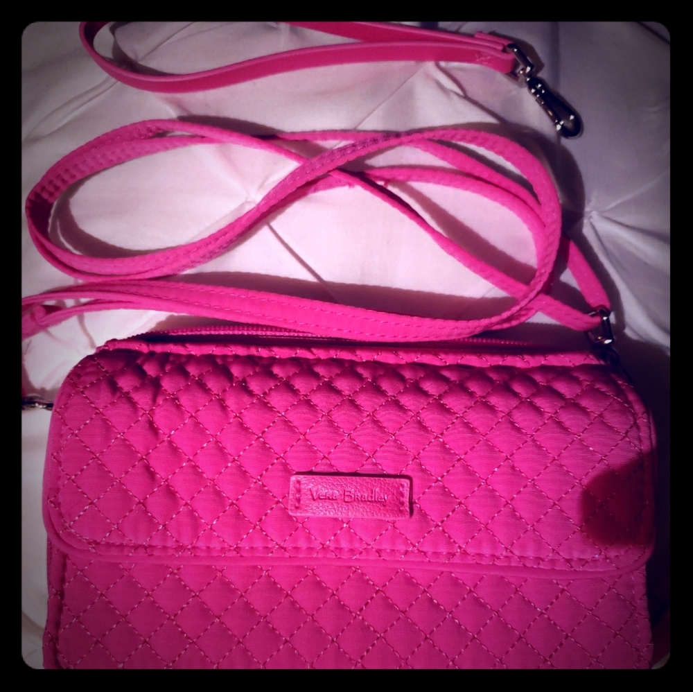 🔥👉NWOT🔥PINK🔥Vera Bradley Wristlet/ Crossbody